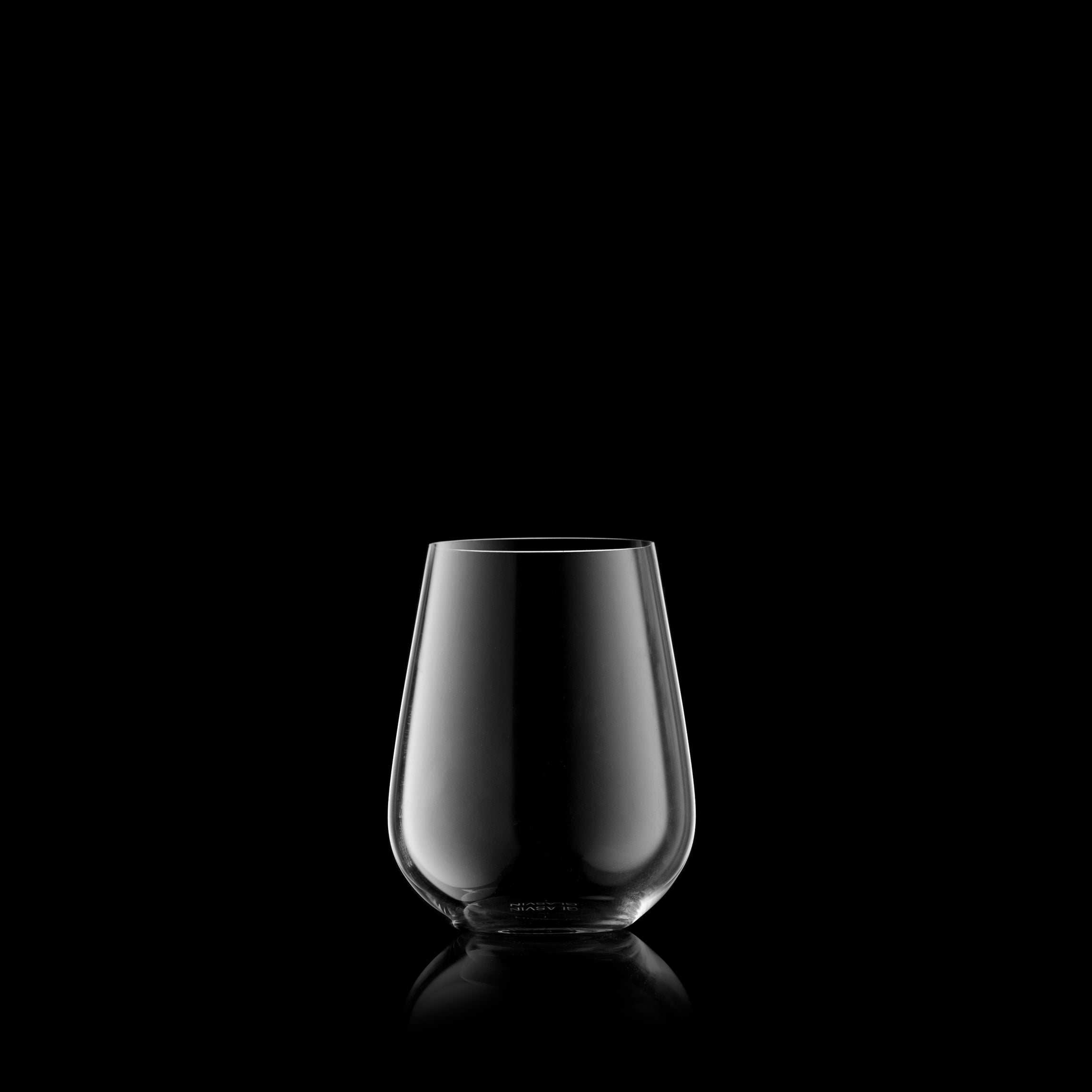 Vinglace Stemless Wine Glass- Navy - Blackstone's of Beacon Hill